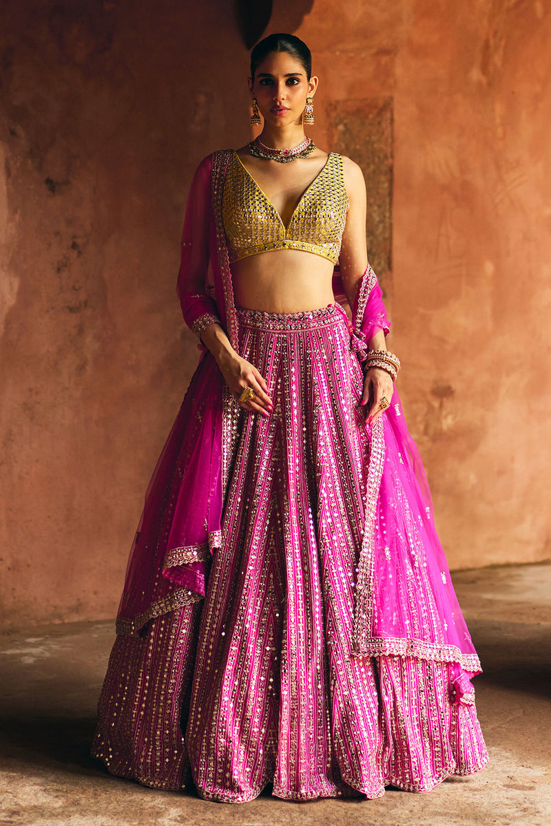 Rani Raw Silk Lehenga Set