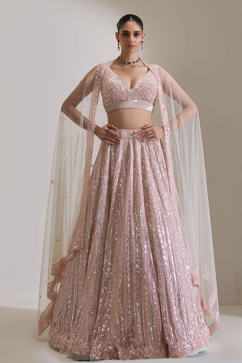 Rose Luminance Lehenga set